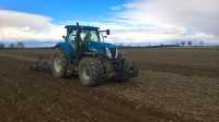 New Holland T7030 AC + Rabe