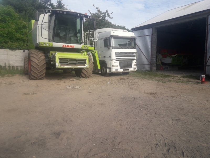 Claas Lexion 650 i Daf XF 95.430