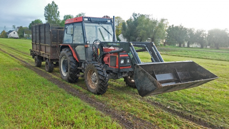 Zetor 6340 & rozrzutniko-przyczepa