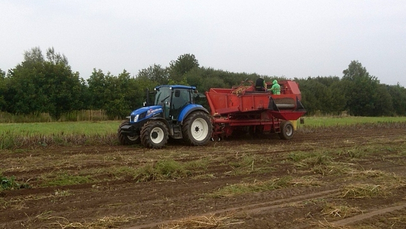 New Holland T5.95 EC + Grimme SR 80.40