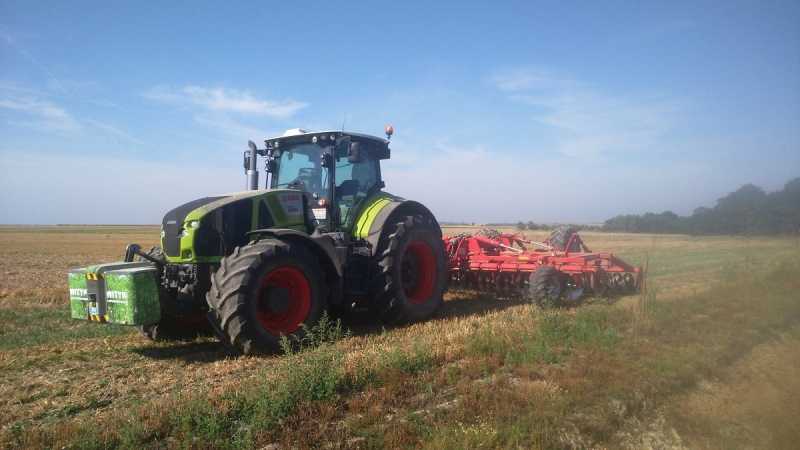 Claas Axion 950+Horsch joker 6Hd