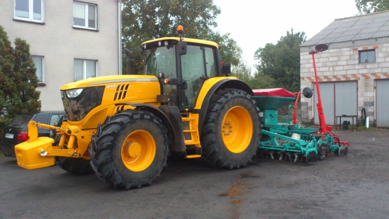 John Deere 6170M & Sulky