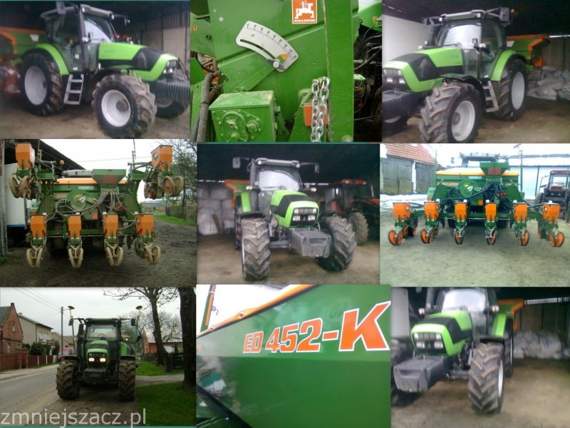 DEUTZ-FAHR AGROTRON K-610 +AMAZONE ED 452K.AMAZONE ZA-M 3001 PROFIS