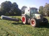 Fendt 412 Vario + Claas 3200 Disco Contour