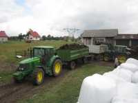 John Deere 6620 + 2x12t, John Deere 6110