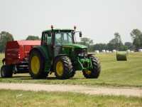 John Deere 6630 + Case IH RB 344 R