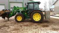 John Deere 5080R & JD 583