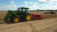 John Deere 5080R & JD 583 + Ares L\S + Poznaniak