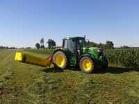 John Deere 6125m+ pottinger novadisc 265