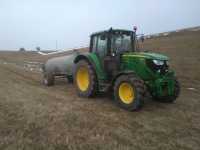 John Deere 6110M z Marchner 5000