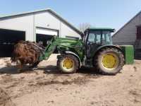 John Deere 5080R + JD 583