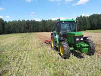 John Deere 6200 + AgroMasz AP 2,6