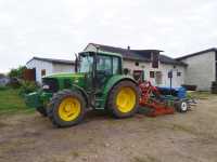 John Deere 6220 + Rolmasz Ares L/S i Rolmasz Polonez S078