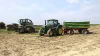 JOHN DEERE z pronarka i Jaguar