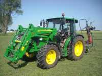 John Deere 5080R & JD583+ Vicon Fanex 523