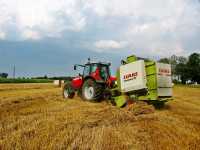 Massey Ferguson 5465 + Claas Variant 180