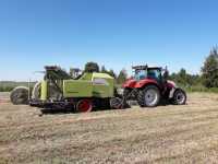 Claas Rollant 375 RC UNIWRAP + Steyr 6125 PROFI