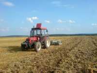 Zetor 7745 Turbo + brona