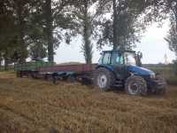 New Holland TL90 + przyczepy