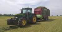 John Deere 7810 &  Strautmann Super-Vitesse 3502