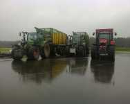 Massey Ferguson 7624 + Fendt 724, 722