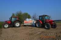 Massey Ferguson 5435 & Monosem & Valtra