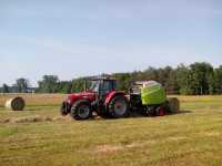 MF 6480 + Claas Variant