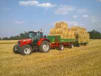 Massey Ferguson 5445 + Przyczepy