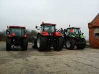 Case Puma 215 & Jxu 95 & Deutz Fahr Agrotron 128