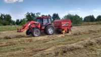 Case 895xl + new holland 548