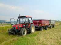 Zetor 7745 Turbo + Zasław + Sanok