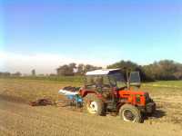 Zetor 7245, Frost Mosel 140, wałek z Kombi.