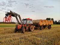 Zetor 6340 & przyczepa słomy