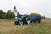 New Holland T6.155 + przyczepa Brandys