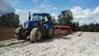 New Holland T6080 i Unia Mars B , Kongskilde Demeter 4000