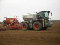 Claas Xerion i Horsch 9dc