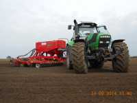 Deutz-Fahr Agrotron M650 i Vaderstad Spirit 400 S Next