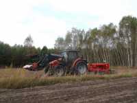 Massey Ferguson 5420+Quicke & Unia Ares XLR+Poznaniak