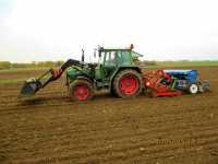 Fendt Farmer 306 LSA i Mailleux + Rolmasz Ares L/S i Rolmasz Polonez S078