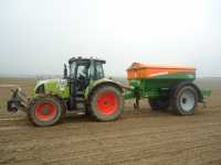 Claas Arion540+Amazone ZG-TS Hydro