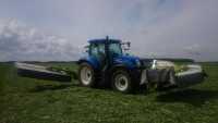 New Holland T6.165 + Claas Disco 3200 FC + 3200 Contour