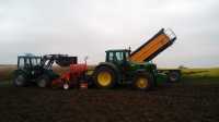 John Deere 6830 & Gaspardo DM3000 + Nina