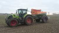 Claas Axion 830 i Amazone ZG-TS Hydro