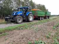 New Holland T7.270 i Pronar x2