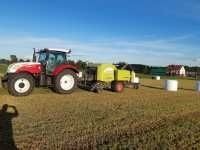 Steyr 6125 Profi  + Claas Uniwrap