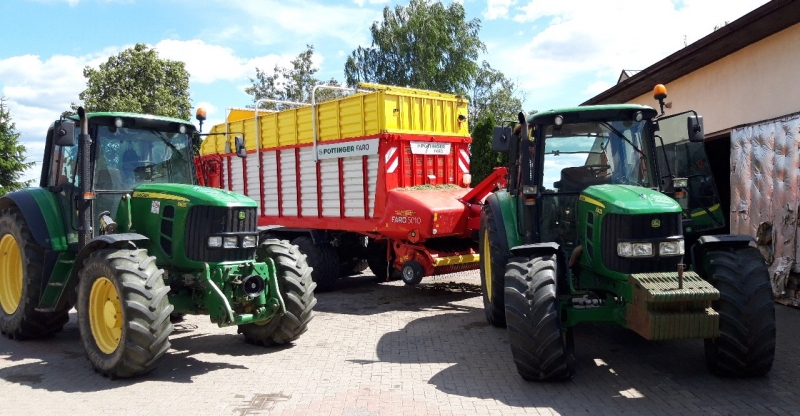 John Deere 6630, John Deere 6430, Pottinger Faro 5010