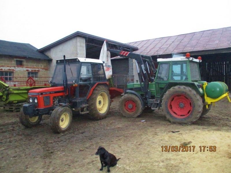 Fendt Farmer 306 LSA i Mailleux + Zetor 7711 i Lely