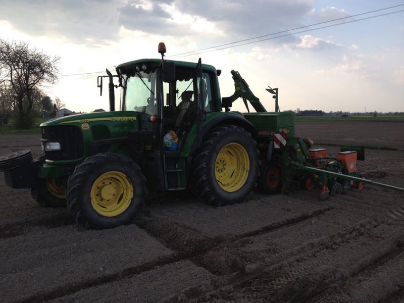 John Deere 6320+Amazone ED 451 K