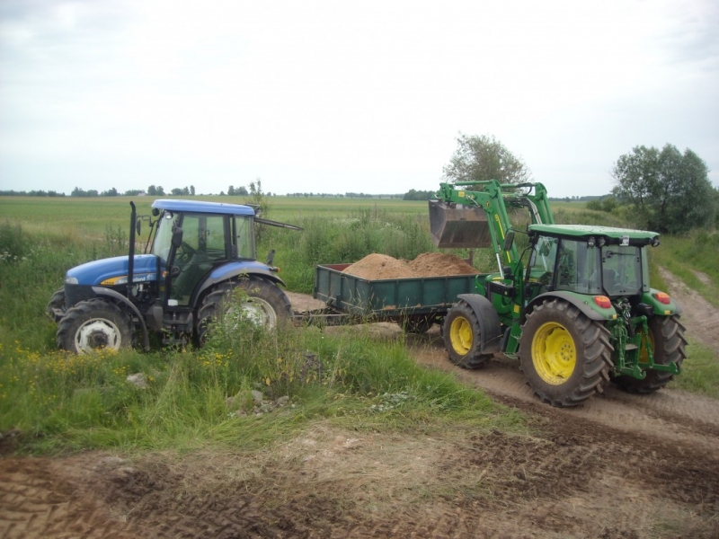 JD 5080R+ JD853 & NH TD95D