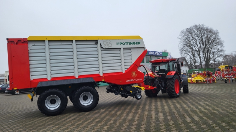 Pottinger Jumbo 5320 DB i Zetor Forterra 140HSX